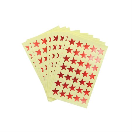 Autocollants en étoiles