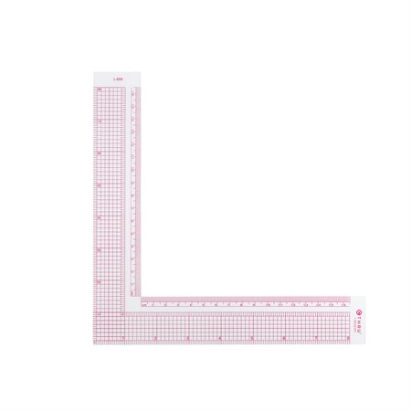 L-SQUARE RULER 8" / 17CM CLR