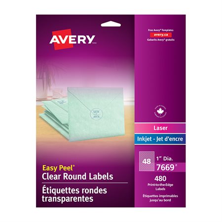 Easy Peel® Clear Labels
