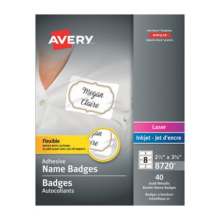 Flexible Name Badges