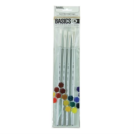 BRUSH LIQUITEX 4PCS LONG