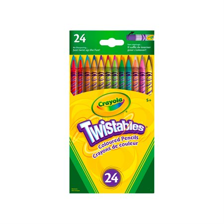 Crayons de couleur Twistables® en couleurs classiques