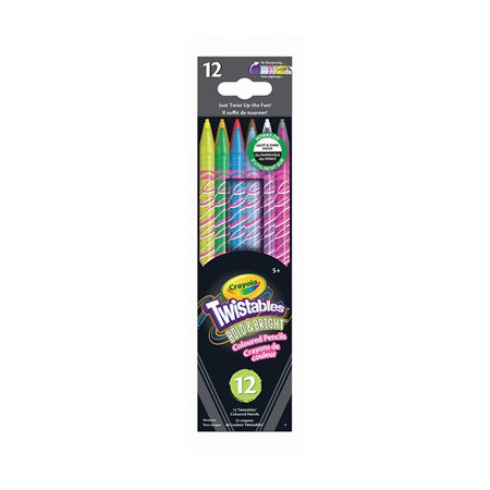 Crayons de couleur Twistables® Bold & Bright