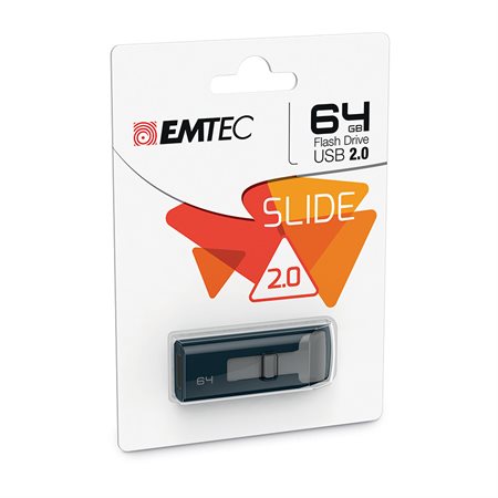 Slide USB 2.0 Flash Drive 64 GB