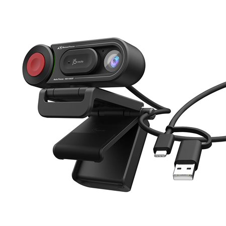 HD Webcam with Auto and Manual Focus Switch
