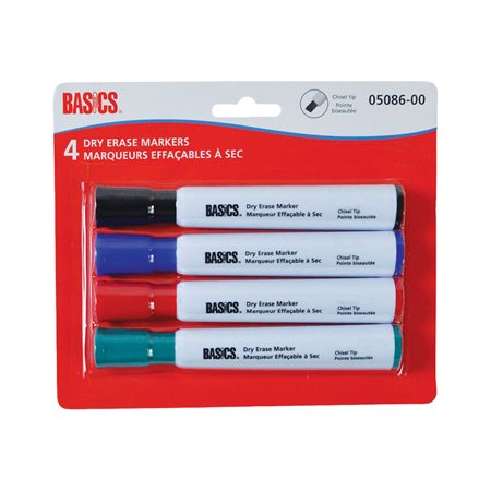 Marqueurs effaçables à sec pour tableaux blancs