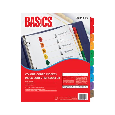 Colour-Coded Indexes 1-10