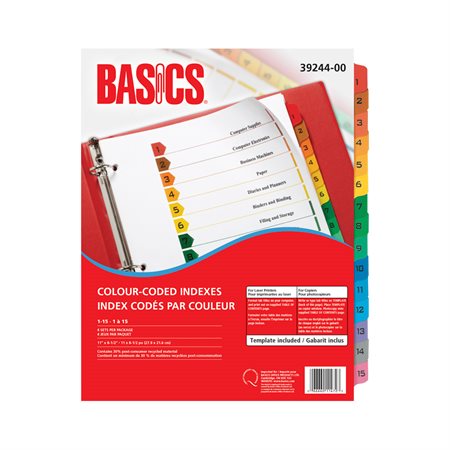 Colour-Coded Indexes 1-15