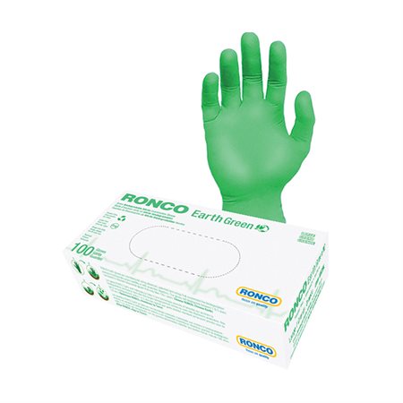 Earth Biodegradable Nitrile Examination Gloves Nitrile Large
