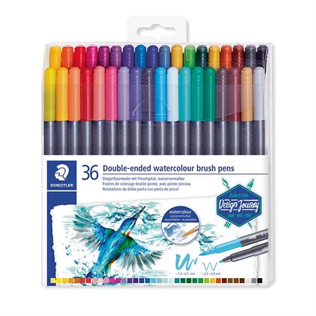 Feutres-pinceaux aquarelle à double extrémité