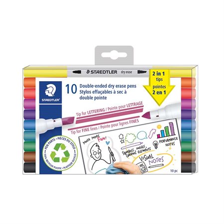 Double-Ended Dry Erase Markers
