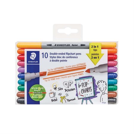 Double-Ended Flipchart Pens