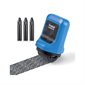 ID Protector Roller Stamp Blue Body with Black Ink