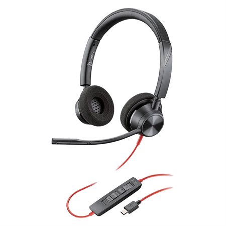 Casque USB-C certifié UC Blackwire 3320