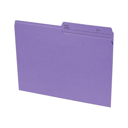 Coloured Reversible File Folders Letter