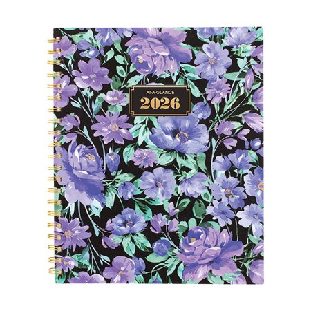 Agenda hebdomadaire / mensuel Badge Floral
