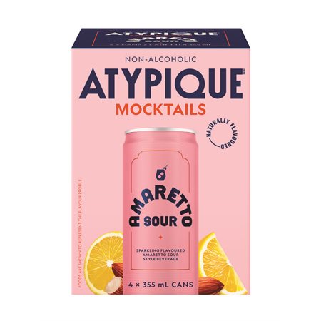 Boisson pétillante amaretto sour