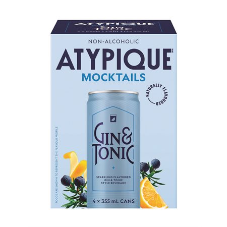 Boisson pétillante gin & tonic