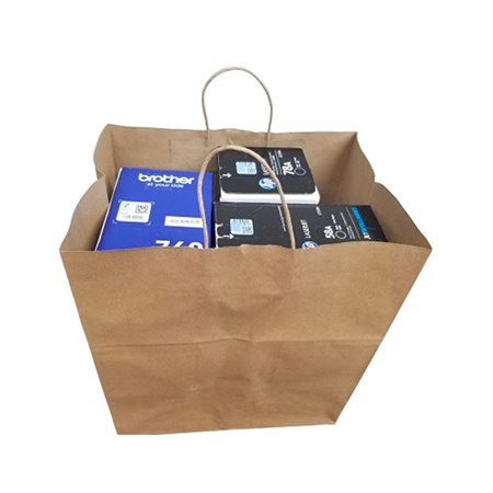 SAC PAPIER POIGNEE KRAFT