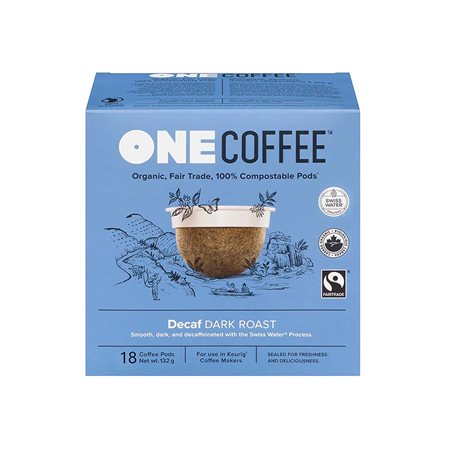 COFFEE K-CUP ONE COFFEE DECAF