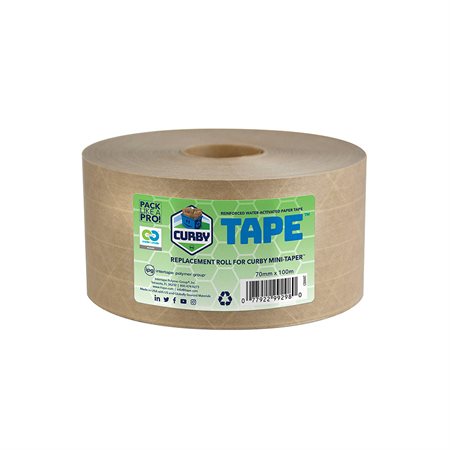 Ruban adhésif en kraft renforcé activé par l’eau