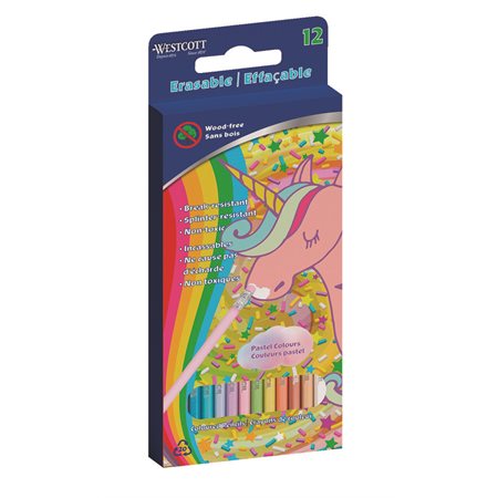 Crayons de couleur pastel