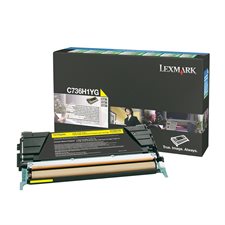 C736/X736/X738 High Yield Toner Cartridge  yellow