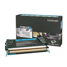 C736/X736/X738 High Yield Toner Cartridge  cyan