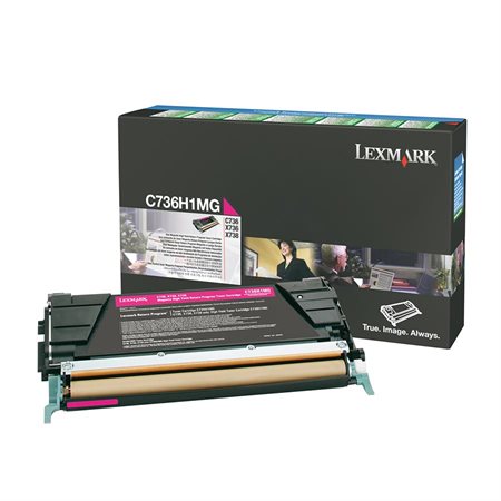 C736 / X736 / X738 High Yield Toner Cartridge  magenta