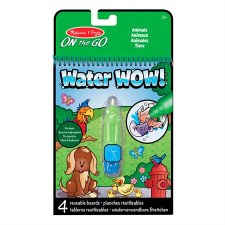 Water Wow! - Carnet d'activités réutilisable - Animaux