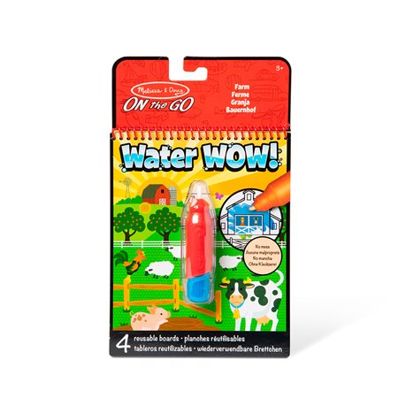 Water Wow! - Carnet d'activités réutilisable - À la ferme