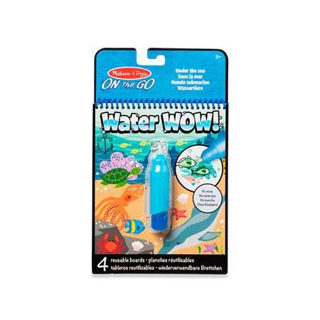 Water Wow! - Carnet d'activités réutilisable - Sous la mer