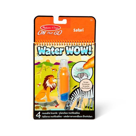 Water Wow! - Carnet d'activités réutilisable - Safari