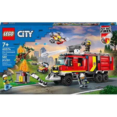 LEGO City - Camion de commandement de pompiers
