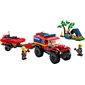 LEGO City - Camion de pompiers 4x4 & bateau de sauvetage