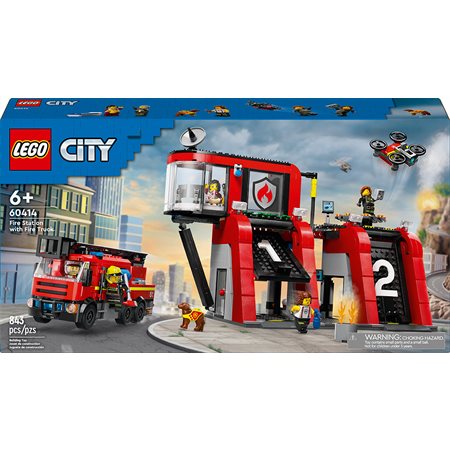 LEGO City - Caserne de pompiers avec camion
