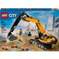 LEGO City - Excavatrice de construction jaune