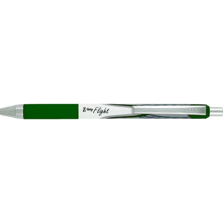 Stylo à bille rétractable Zebra Z-Grip Flight - Vert