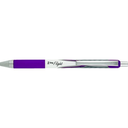 Stylo à bille rétractable Zebra Z-Grip Flight - Violet