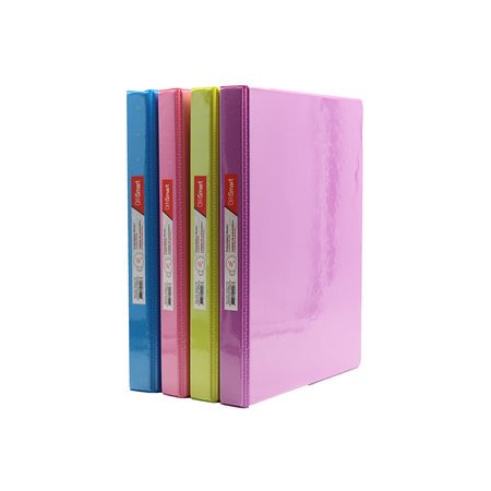 OffiSmart Presentation Binder - 0.5" - D-Rings - Assorted Colors