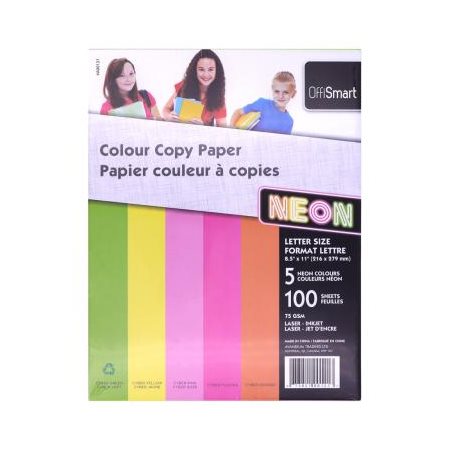 Papier multiusage - Couleurs néon