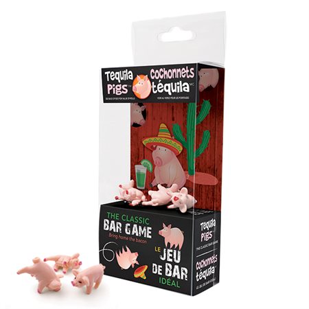 COCHONNETS TEQUILA, JEU DE BAR