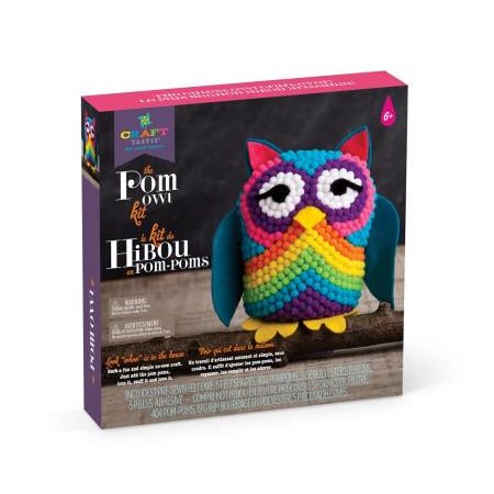 LE KIT DU HIBOU EN POM-POMS