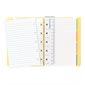 Classic Pastels Pocket Refillable Notebook - Yellow