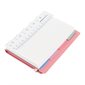 Carnet de poche rechargeable - Rose pastel