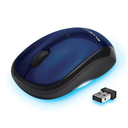 Souris sans fil Blue Diamond Travel – Bleu