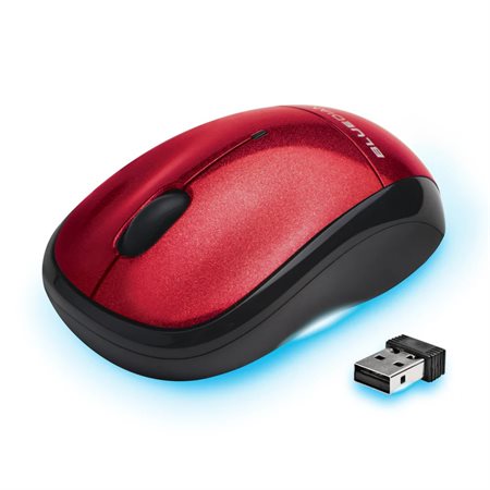 Souris sans fil Blue Diamond Travel – Rouge