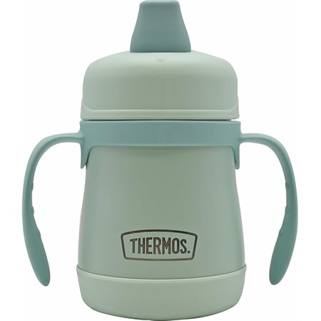 Gobelet Thermos avec poignées et bec - Menthe