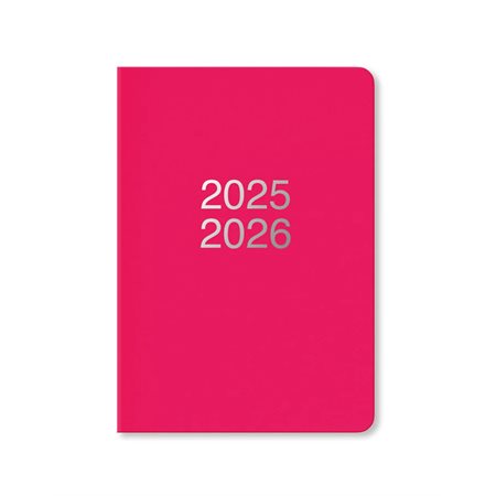 Dazzle A5 Week to View Planner 2025-2026 - Pink