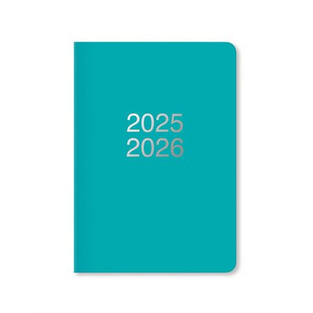 Dazzle A5 Week to View Planner 2025-2026 - Turquoise